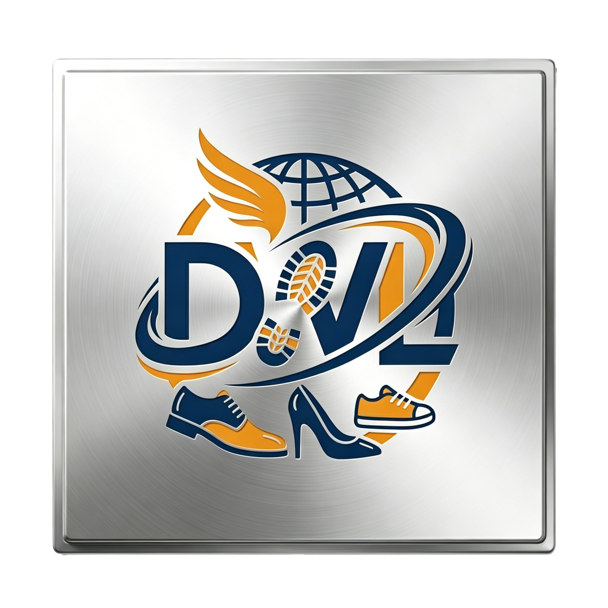 DVL 金属 Logo